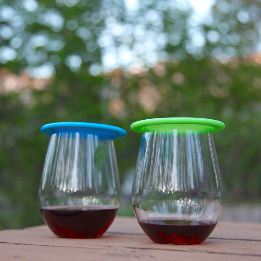 Set of 4 Vintage Assorted Color Wine Glasses, Cocktail Barware, Blue Wine,  Green Wine, Pink Wine, Lime Wine Glasses 