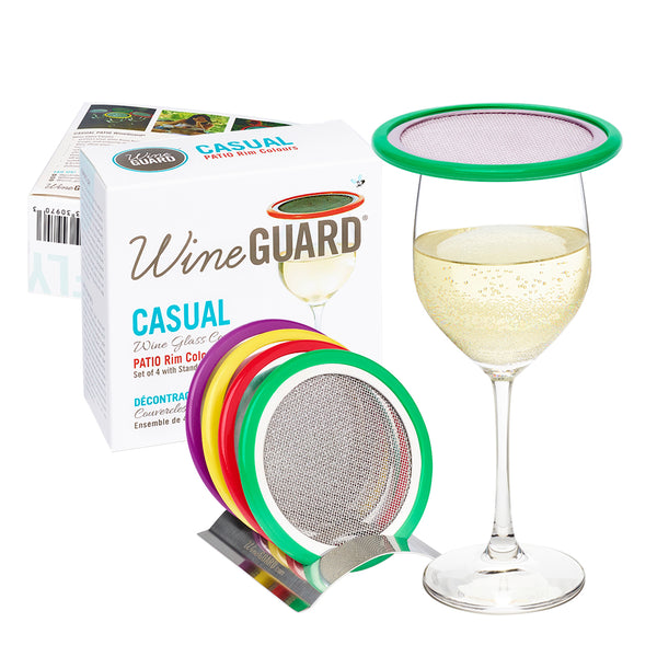 CASUAL WineGuard SET(4) with PATIO Rim Colours